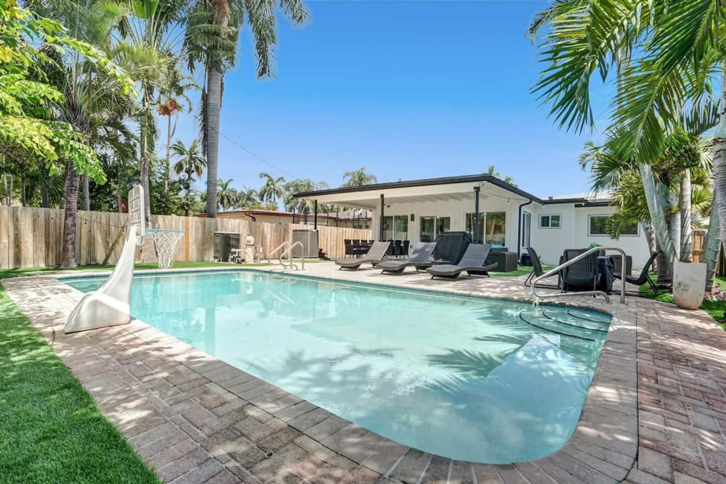 Resort-style pool villa at a Spazium listing